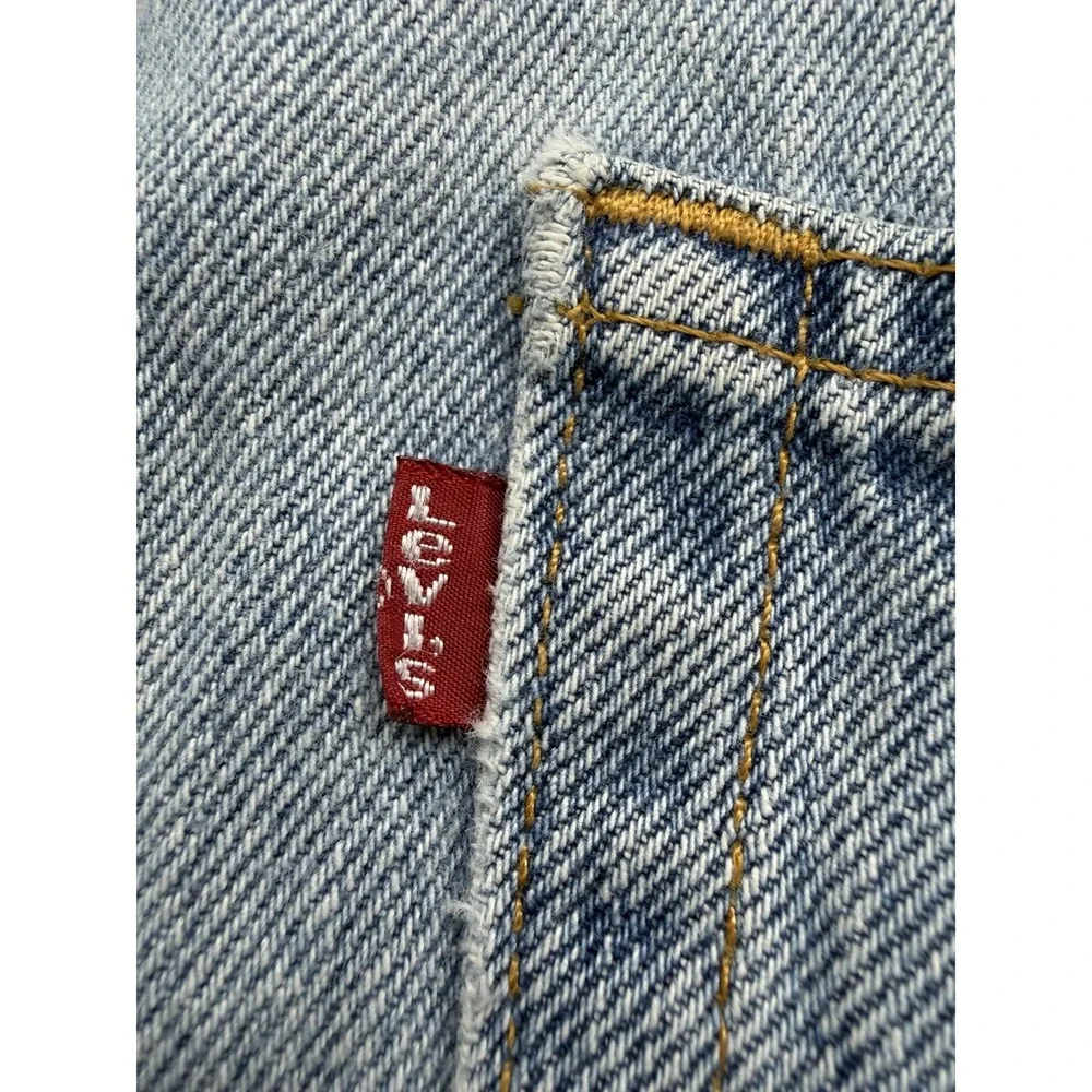 Levis 560 Loose Fit Tapered Leg Vintage‎ Denim Faded Jeans 46X30 Y2K Distressed